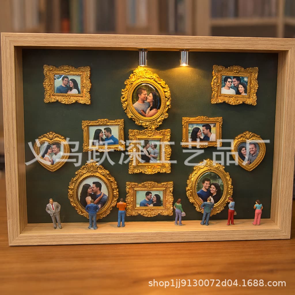 DIY Mini Museum Silhouette Box Frame Gift