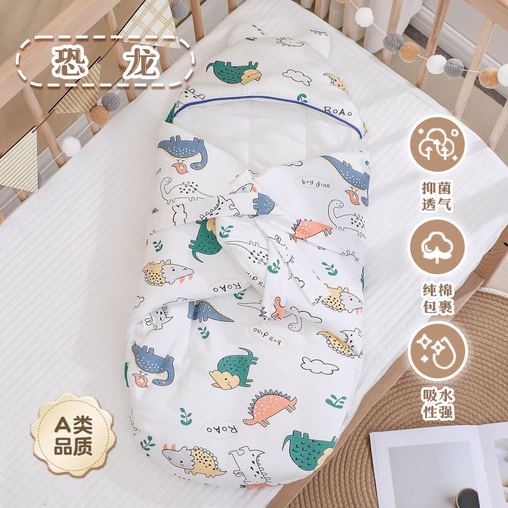Newborn Baby Delivery Room Swaddle Blanket Butterfly Swaddle Sleep Sack Pure Cotton Spring Autumn Winter Thick Baby Supplies
