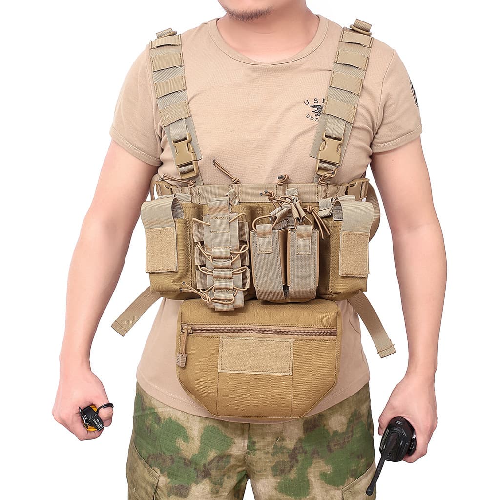 Beitu Outdoor Tactical Vest Expansion Pack Extension Pouch Lower Abdomen Bag Multi-functional Velcro Cross-border Best Seller