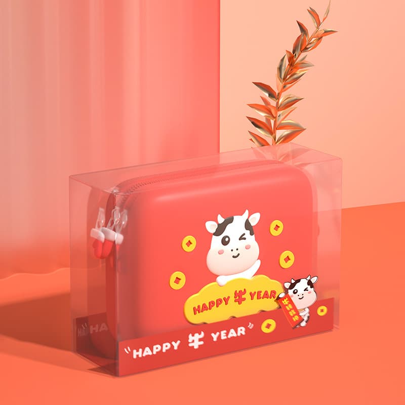 New New Year Calf Bag Silicone Crossbody Shoulder Bag Children's Mini Bag New Year Gift Ready in Stock