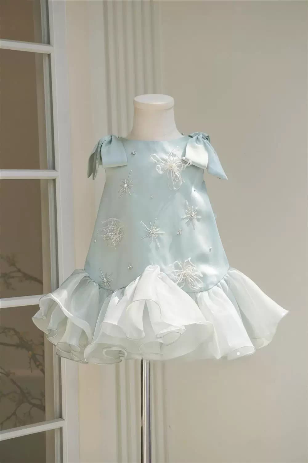 Girls Dress Summer Birthday Princess Dress 2026 New Sleeveless Sweet Fashion Bow Dress