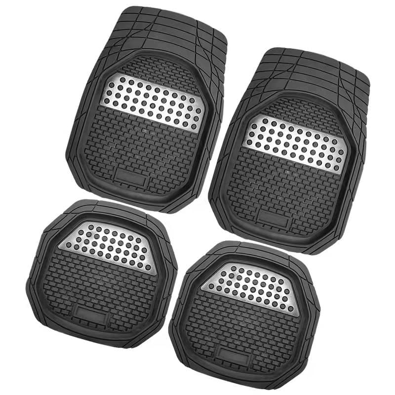 Foreign trade cross-border car universal foot mats, PVC diamond basin foot mats, 4-piece set, 5-piece set for Amazon, AliExpress