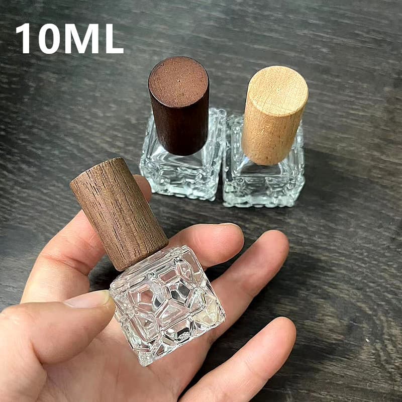 F023-10ML Cube Spray Perfume Bottle Spray Bottle Glass Empty Bottle Glass Bottle Perfume Bottle Portable