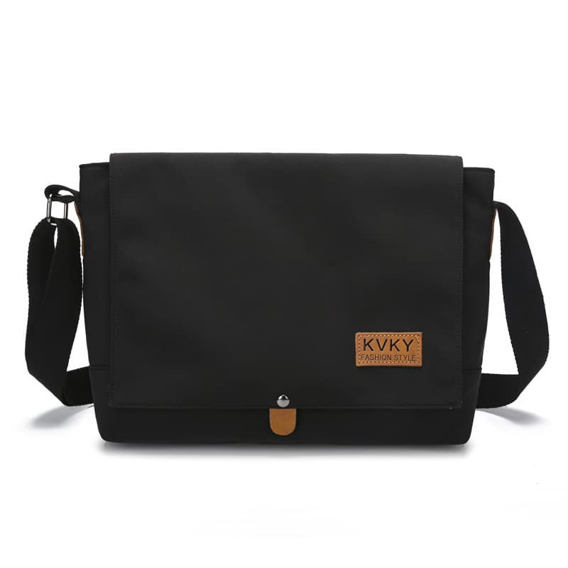 Men's Shoulder Bag 2024 Winter New Men's Bag Large Capacity Nylon Cloth Bag Trendy Business Casual Bag Wholesale