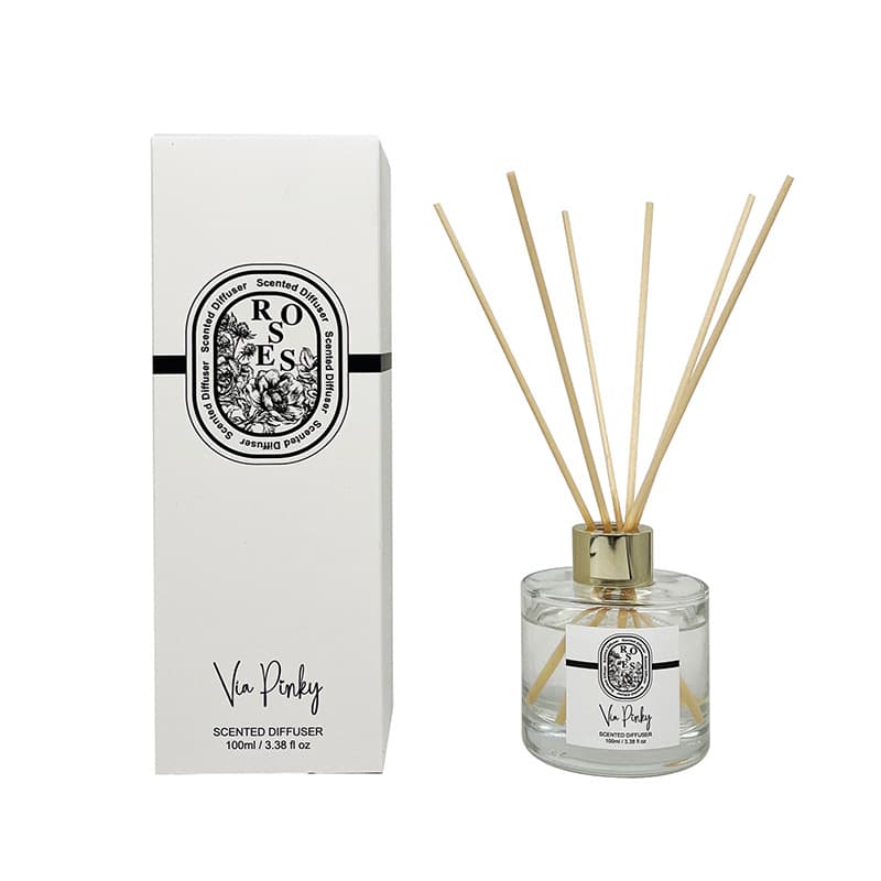 Cross-border VIA, PINKY DIFFUSER, flameless rattan aromatherapy home decor, hotel air freshener ornaments wholesale