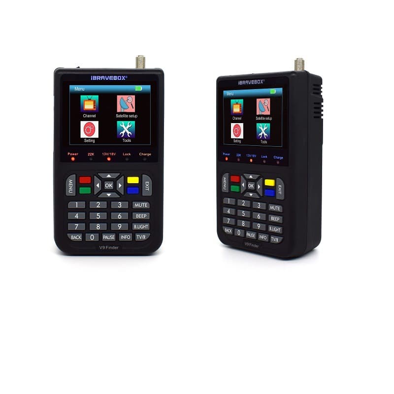 Satellite Finder Satellite TV v9 Finder DVB-T2/S2/C Tuner Set-Top Box Signal Finder