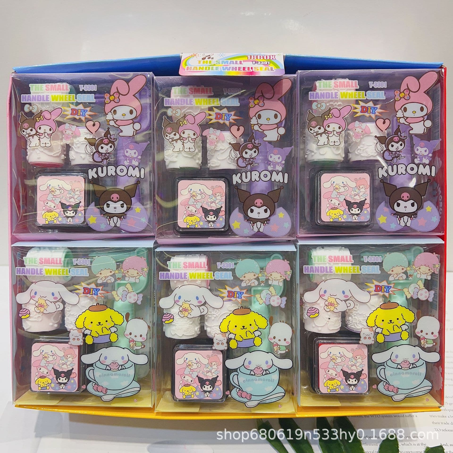 New Cartoon Roller Stamp for Christmas, Elementary School Students, Children, Kindergarten Teacher Reward Gift Stamp