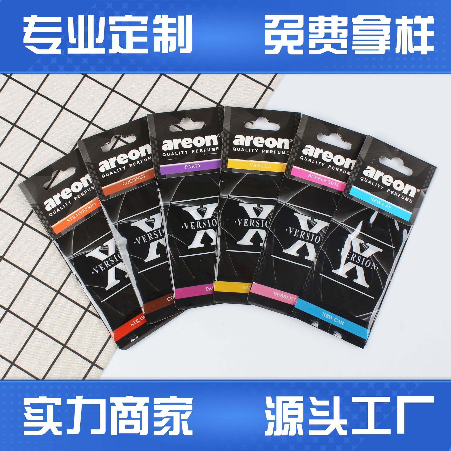 Custom Car Fragrance Tablets with Logo, Custom Car Perfume Hangings, Air Freshener Tablets with Custom Designs, Fruit and Cartoon Fruit Scents