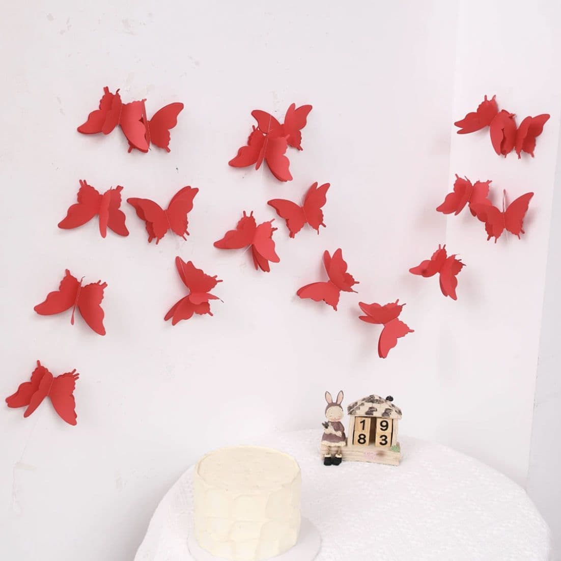 Wedding Room Decoration Set Curtain Long Strip Double Happiness Character Bridal Bedroom Master Bedroom Decor Butterfly Pull Flower Hanging Ornament