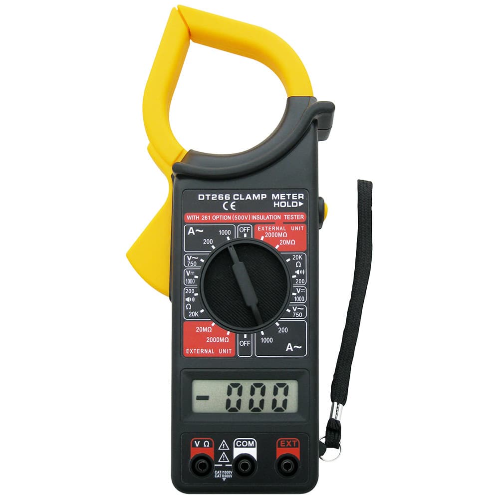DT266 266 Clamp Meter Digital Clamp Meter (Yellow Clamp Head)