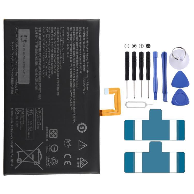 Compatible with Lenovo Tab 2 A10-70F 7000mAh L14D2P31 Battery