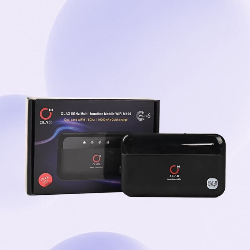 Power Bank with Dual-Band WIFI 2.4G and 5.8G, SIM Card, 10000mAh Portable Router