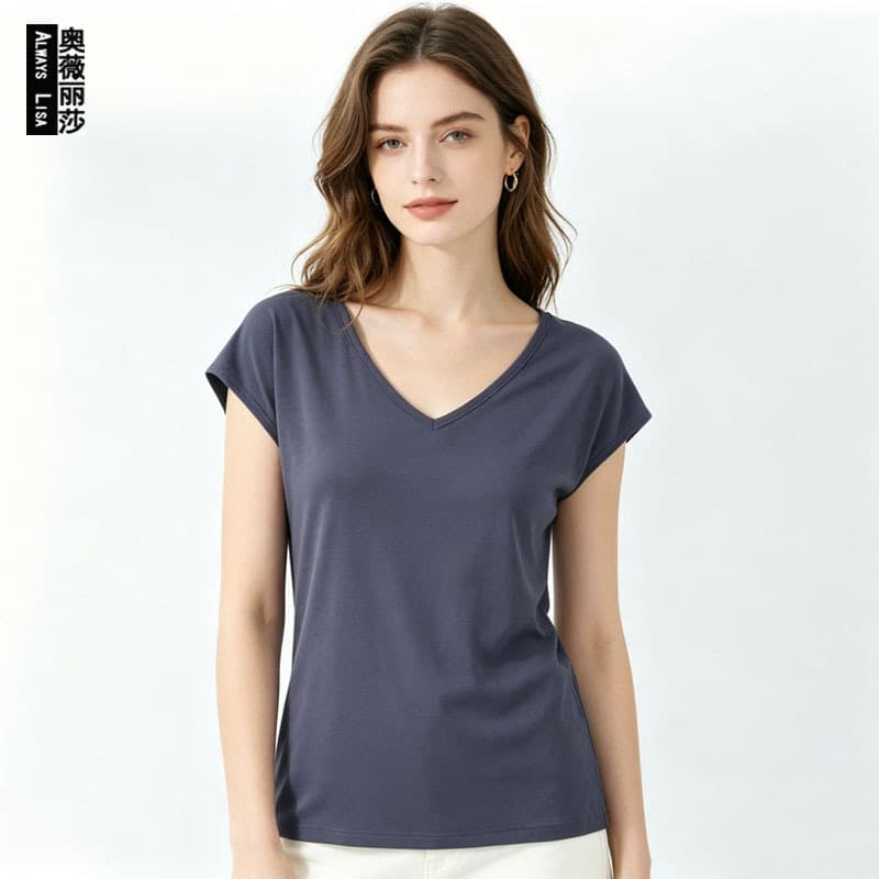 New Summer Sleeveless V-Neck T-Shirt for Women Plus Size Loose Top Casual Outerwear Inner Wear Slimming Vest Undershirt