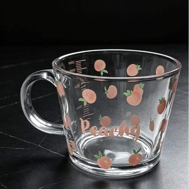 Ins style milk cup household large capacity glass cup oatmeal yogurt high-value breakfast cup with handle