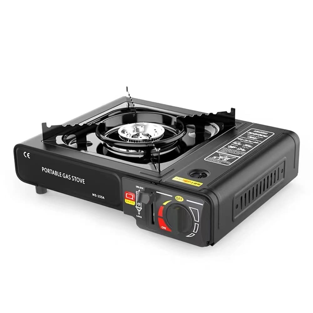Outdoor portable cassette gas stove, single-use portable gas barbecue, car-mounted gas stove
