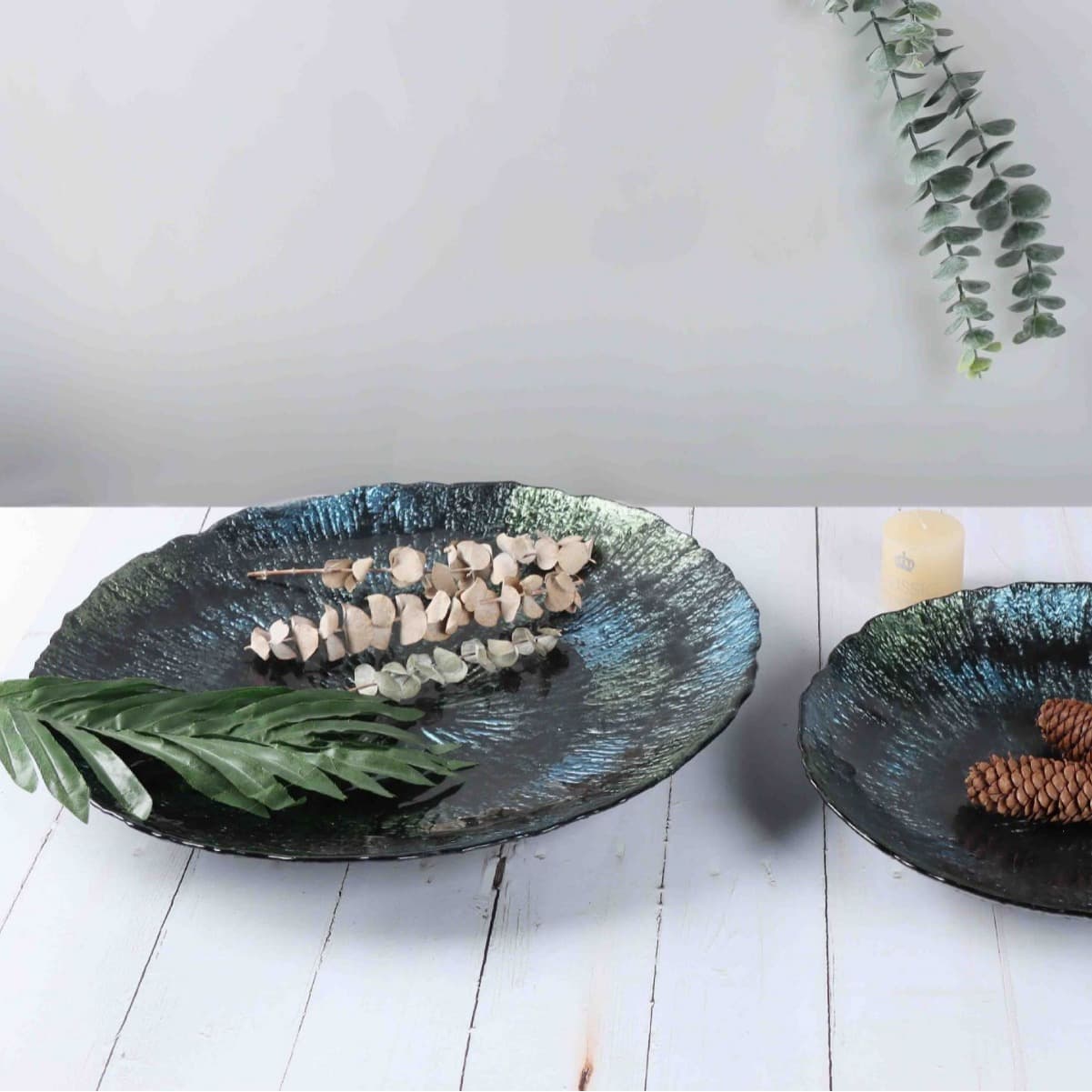 Factory Direct Sales Carnation Plate Series Turkish Style Fruit Plate Creative Pattern European Retro Style Hotel Dinner Plate