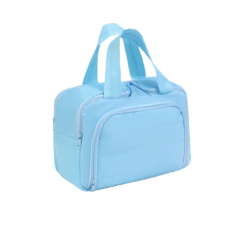 New Cross-Border Travel Handbag Large-Capacity Toiletry Cosmetic Bag Portable Partitioned Skincare Organizer for Women
