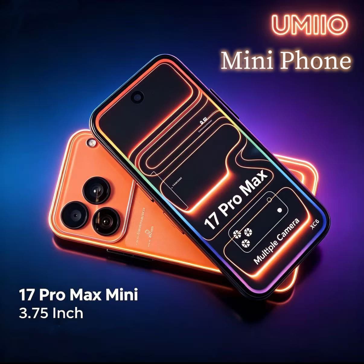 UMIIO Cross-border E-commerce Hot-selling i17 Pro Max Mini Smart Android Phone in Stock