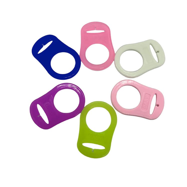 Baby Pacifier Clip Silicone Pacifier Ring Pacifier Holder Silicone Ring Silicone Accessories