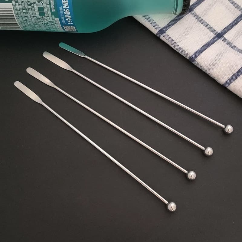 Cross-border bar tools, coffee and juice stirrer, 304 stainless steel ball stirrer, cocktail stirrer.
