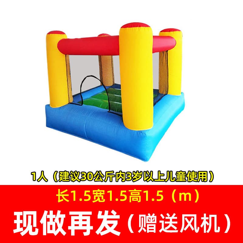 Kids Inflatable Castle Bouncer for Home Indoor Outdoor Small Bounce House with Slide and Ball Pit
