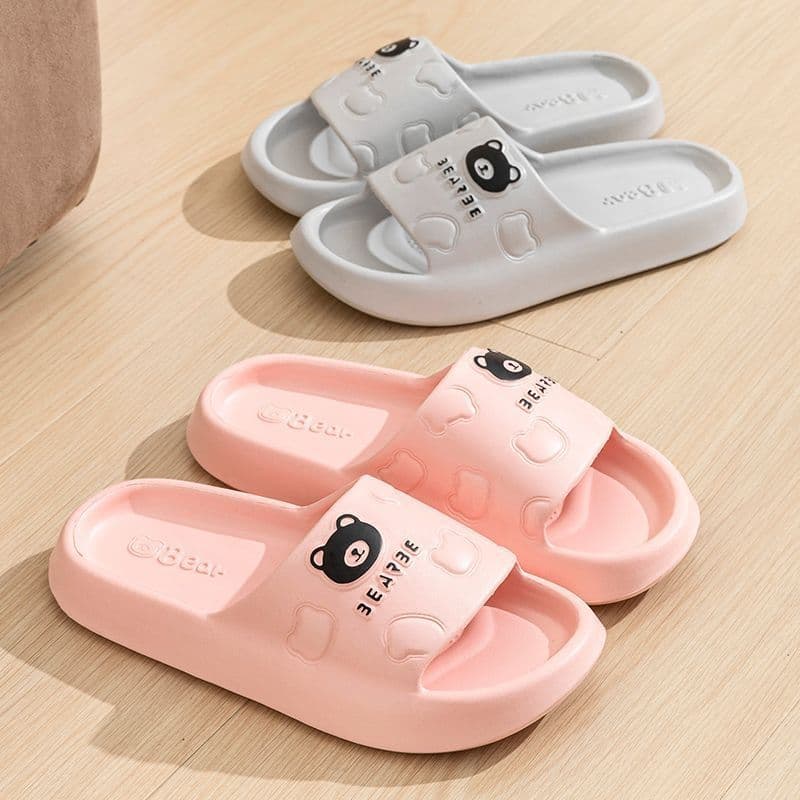 Women's Summer Slippers, Thick-Soled Couple Style, EVA Slippers for Living Room Bathroom Bathing, Women's Casual Slippers, Men's