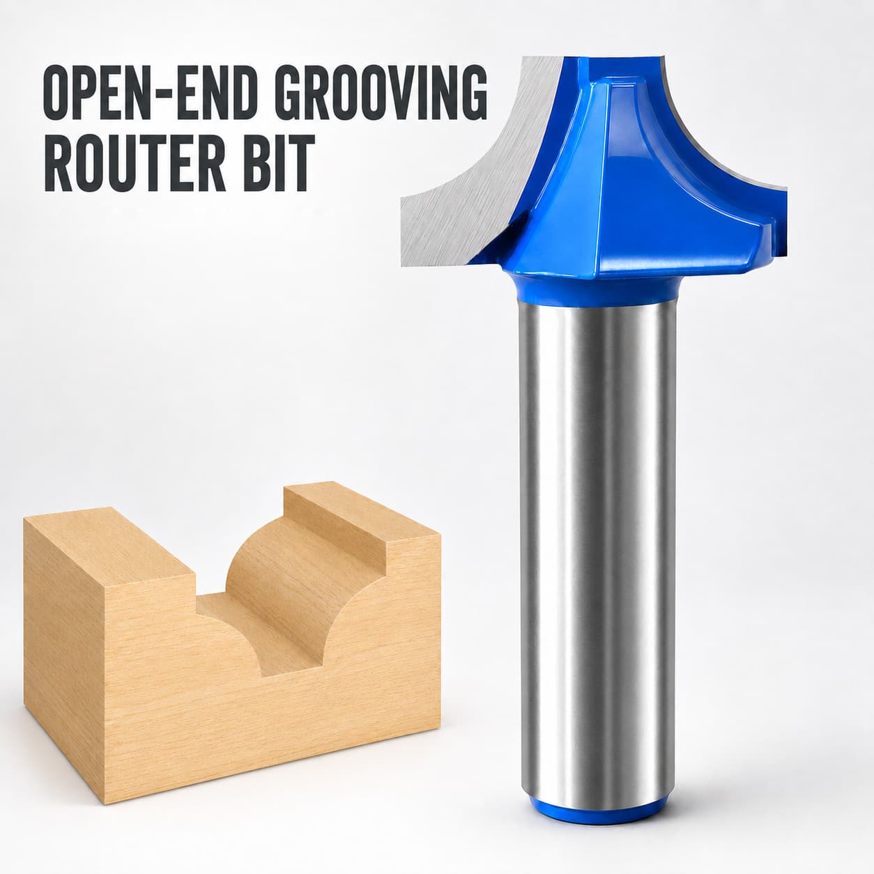 1/2 handle open engraving milling cutter woodworking slotting knife lace knife engraving machine milling cutter large gong machine forming lace knife
