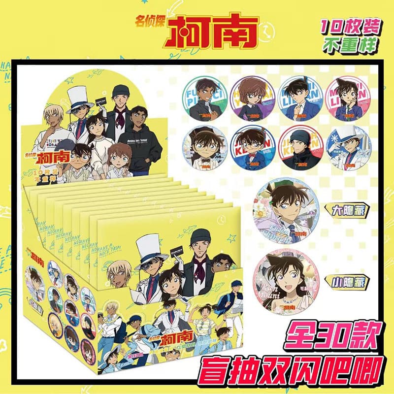 Conan Hatsune Badge Animation Surrounding Tinplate Mermaid Badge Metal Spell Commemorative Medal Gift Yum Millet