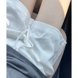 Women's White Cotton Linen Athletic Shorts 2026 Summer New Elastic Waist Drawstring Hot Pants Petite Loose Fit Bermuda Shorts