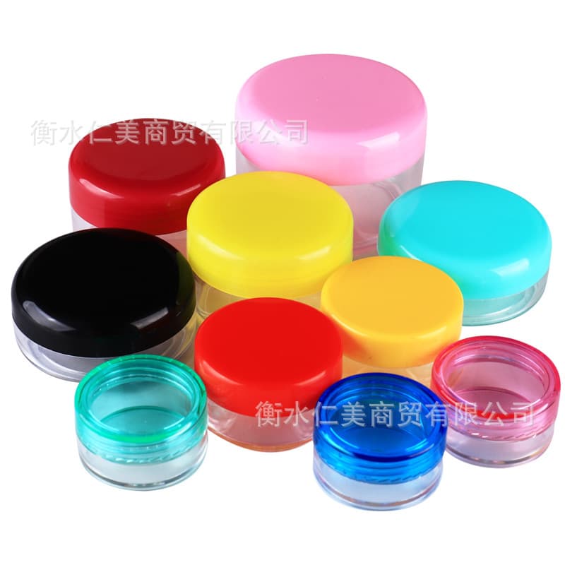 5g/10g transparent cream box bottle, cosmetic packaging box, trial pack, small medicine box, cosmetic bottle