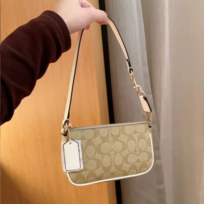 Koujia Nolita19 Classic Monogram Mahjong Bag Vintage Handheld Shoulder Underarm Crossbody Bag Fashionable Versatile Women's Bag