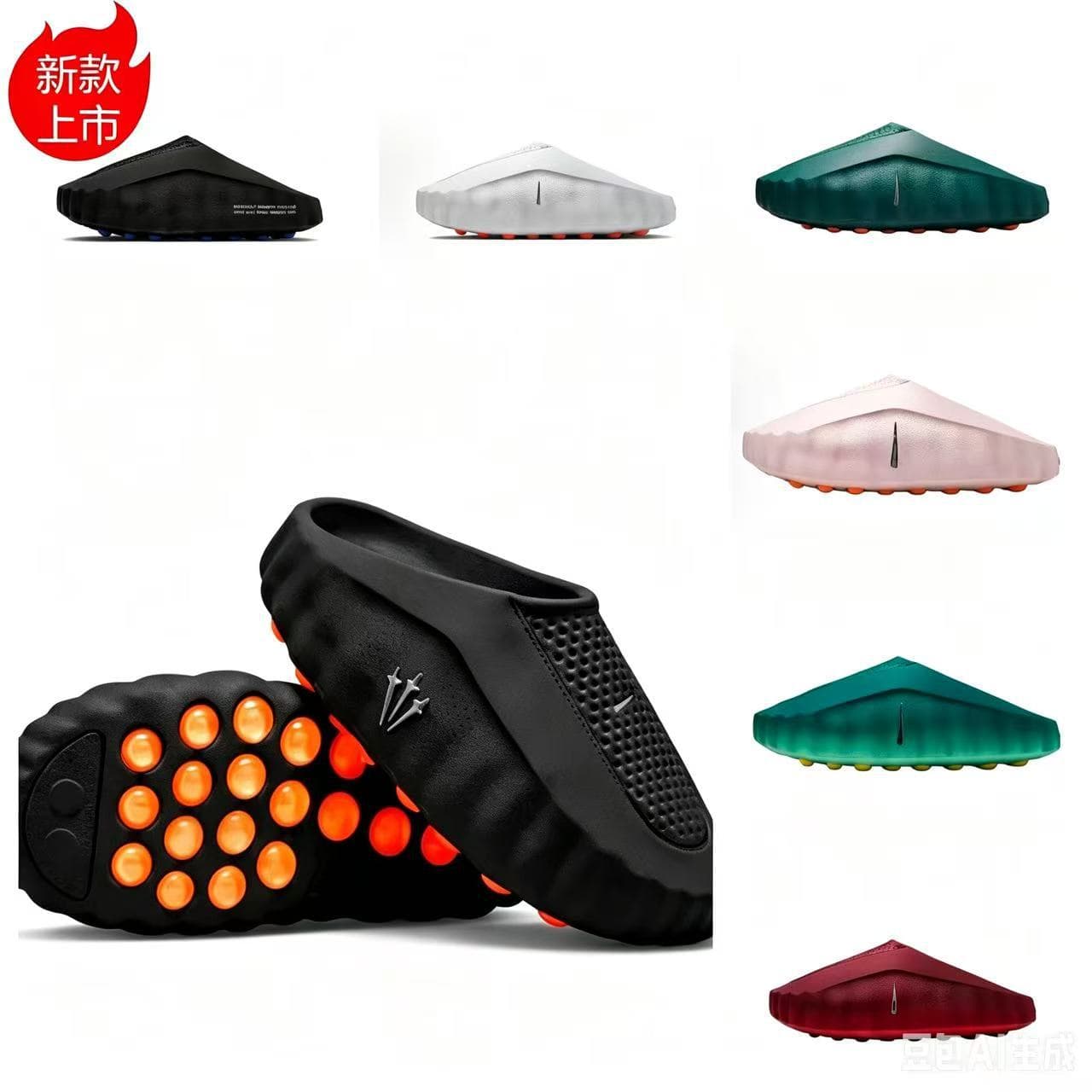 Cross-Border Putian European and American Style Mind001 Thick-Soled Height-Increasing Casual Comfortable Sports Slip-On Clogs