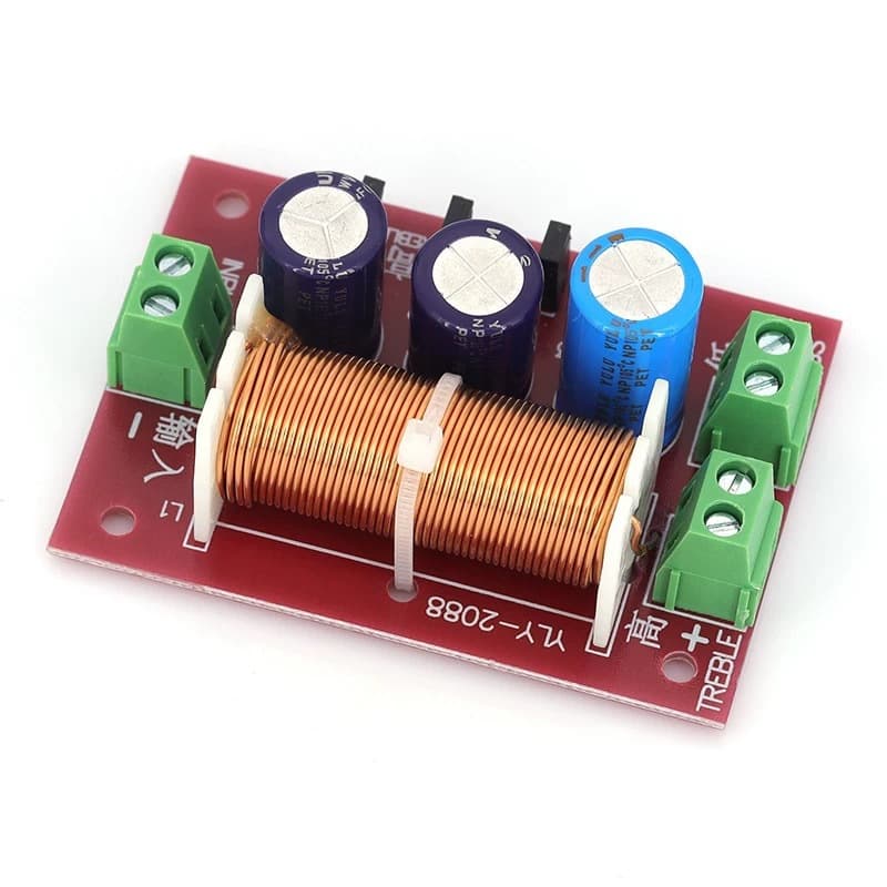 Speaker Crossover High and Low Two-Way Full-Range Speaker Crossover Adjustable Yl-2088