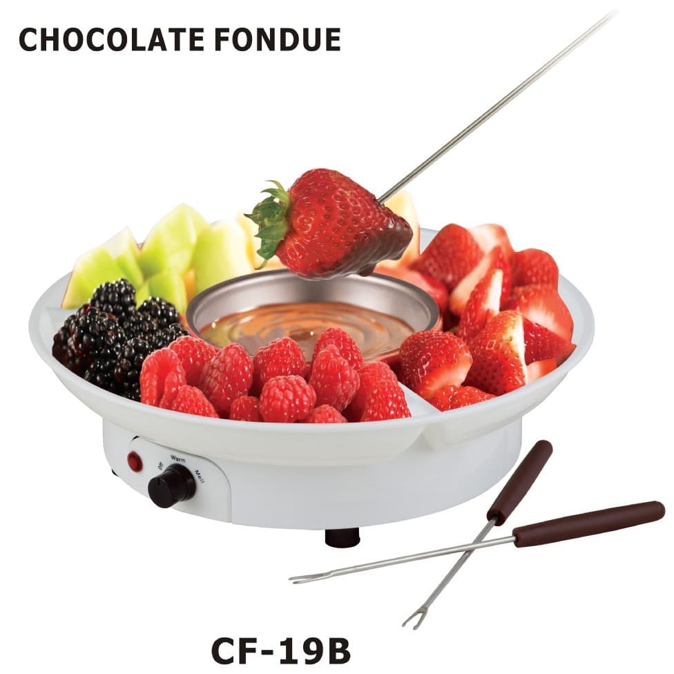 Cf-19 Chocolate Fondue Pot Fruit Platter Party Chocolate Plate Home Kitchen Appliance Other Kitchen Appliance