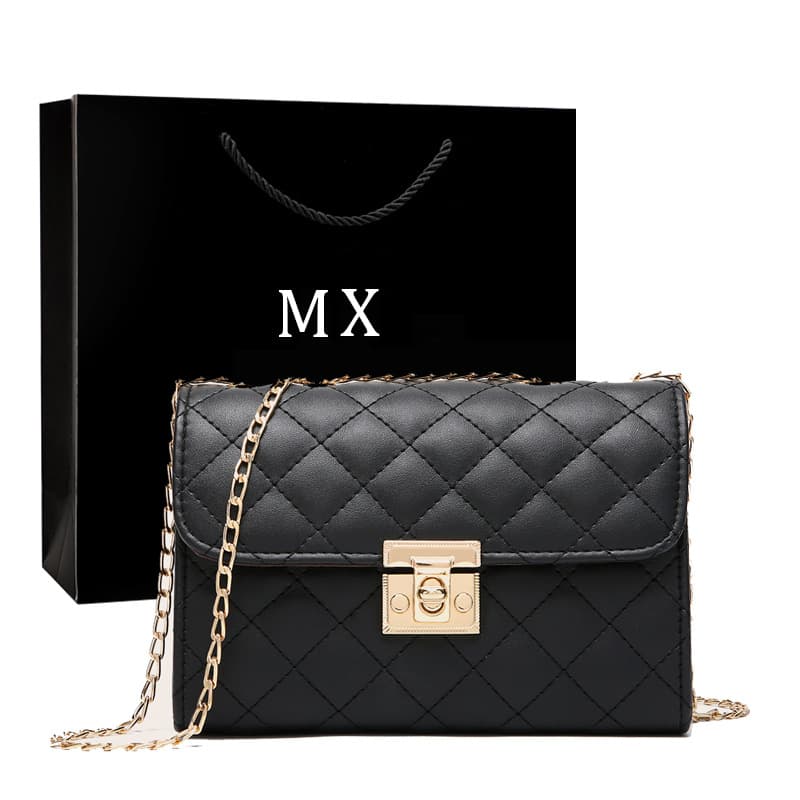 Women's Bags 2021 New Embroidered Chain Square Bag Casual Small Clear Crossbody Bag Foreign Trade One Piece Dropshipping