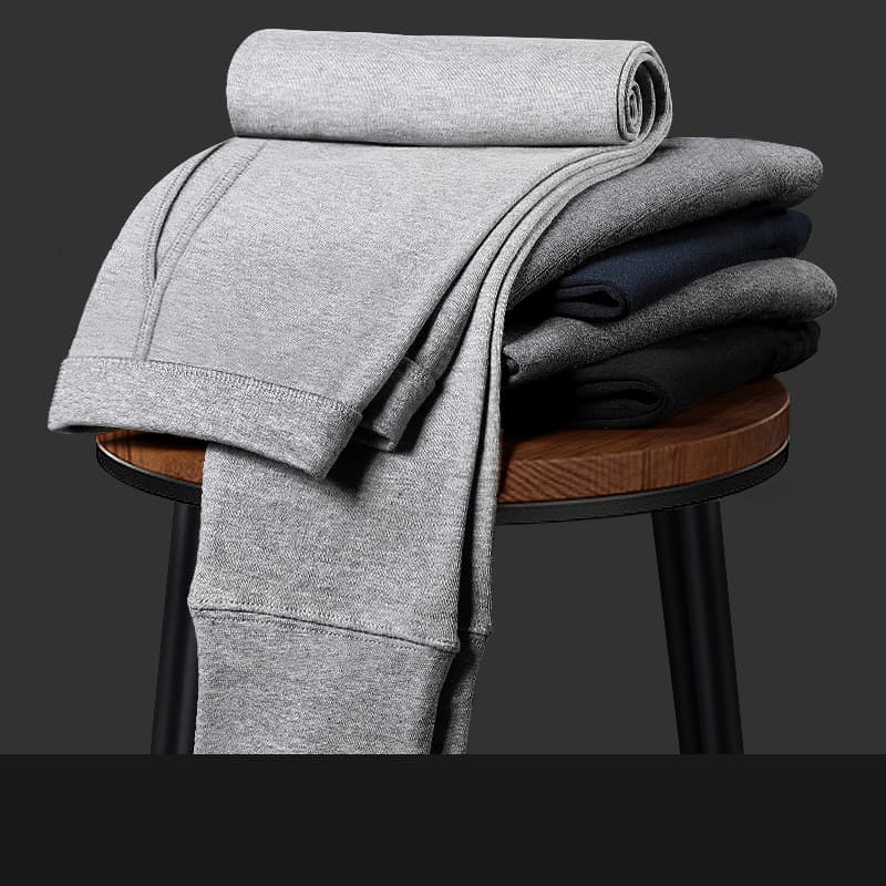 【Henderson Pruo】Cotton men's base layer pants thin ribbed cuff, middle-aged and elderly loose single pants long underwear men.