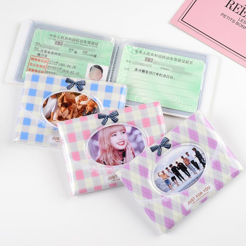 Wholesale supply of ins mirror hollow driver's license holder driver's license storage bag