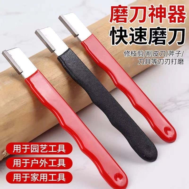 Home Sharpening Tool for Knives, Scissors, Garden Axes, Machetes, Pruning Shears, and Scissors Sharpening Stone