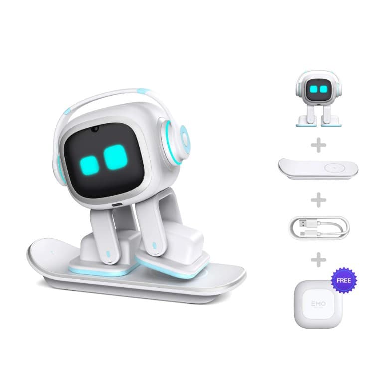 Robot Smart AI Emotional Interaction Dialogue Recognition EMOPET Desktop Companion Toy Cross-border