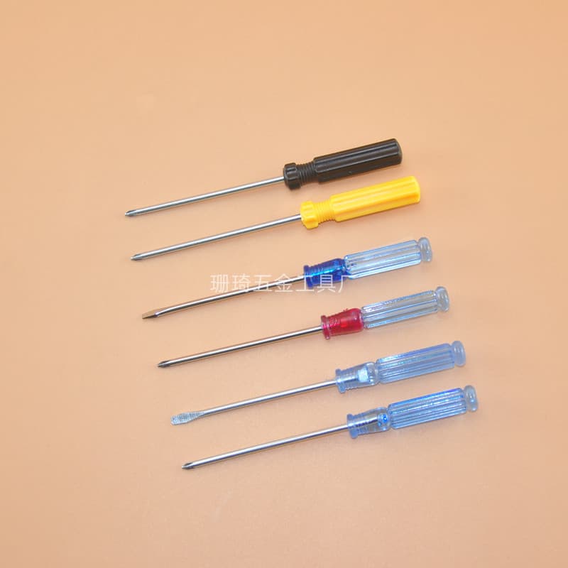 Mini Cross Screwdriver, Transparent Crystal Magnetic Small Screwdriver