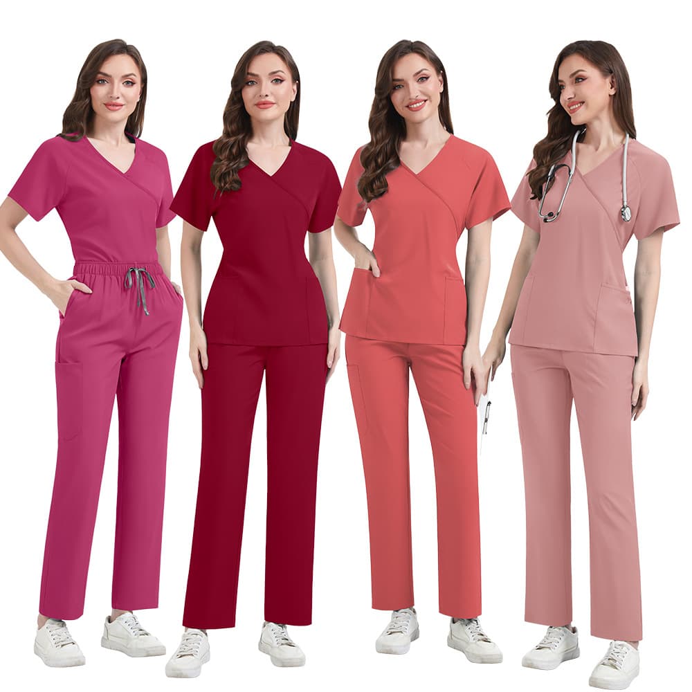 Women's Waist-Tightening Slimming Work Uniform for Beauty Salons, Postpartum Centers, Spas, Dental Clinics, Nurse Uniform