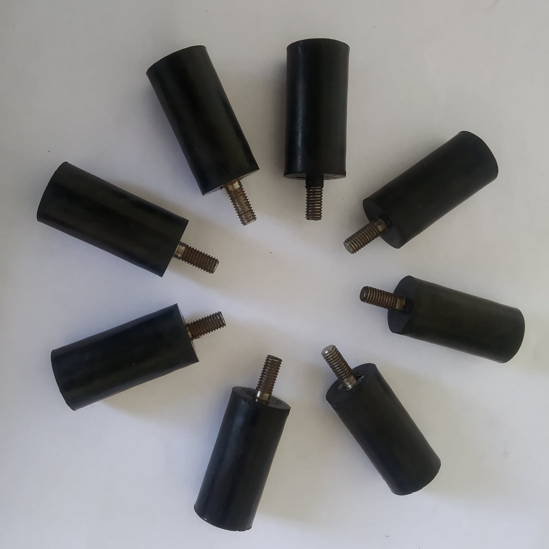 Rubber-coated parts with screw rubber damper, iron-coated rubber parts, rubber-coated parts, rubber products