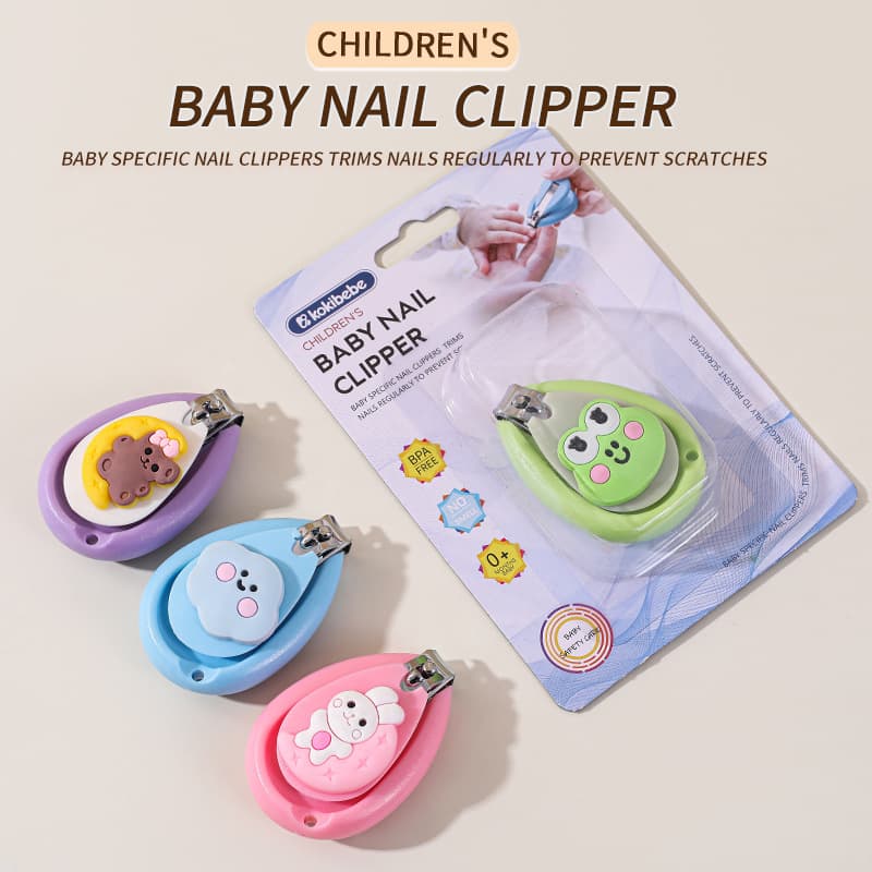 Cross-border Export English Blister Card Baby Nail Clippers Safe Baby Nail Cutter Baby Shell Nail Clippers