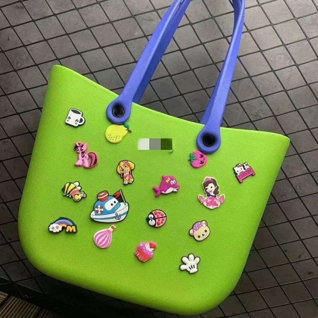 New Hot Sale Beach Storage Bag Multi-Color Mesh Basket EVA Bag Handheld Basket Pet Bag Handbag Bags