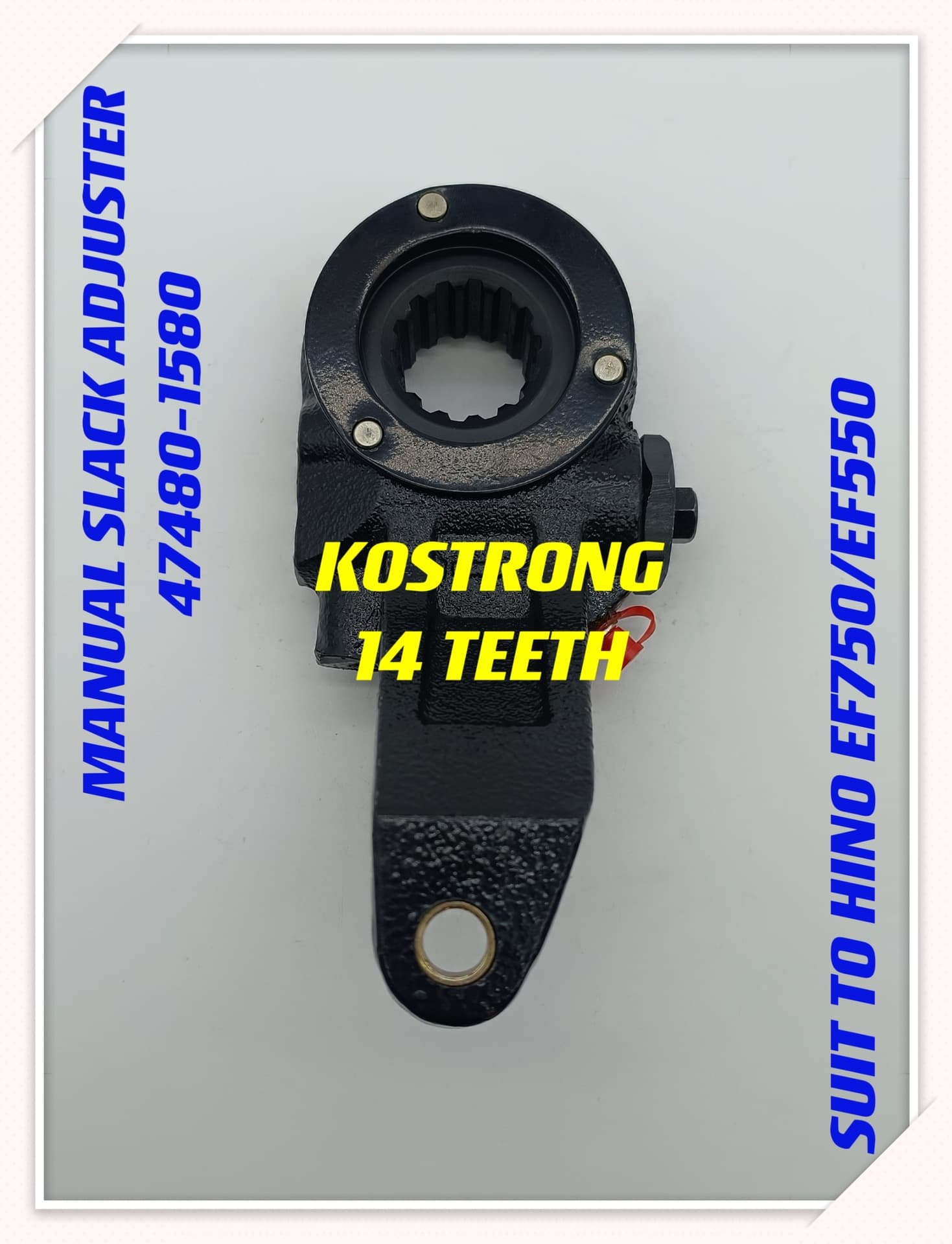 Factory Direct 14-Tooth Hino 500 Brake Adjuster Arm Compatible with 47480-1580