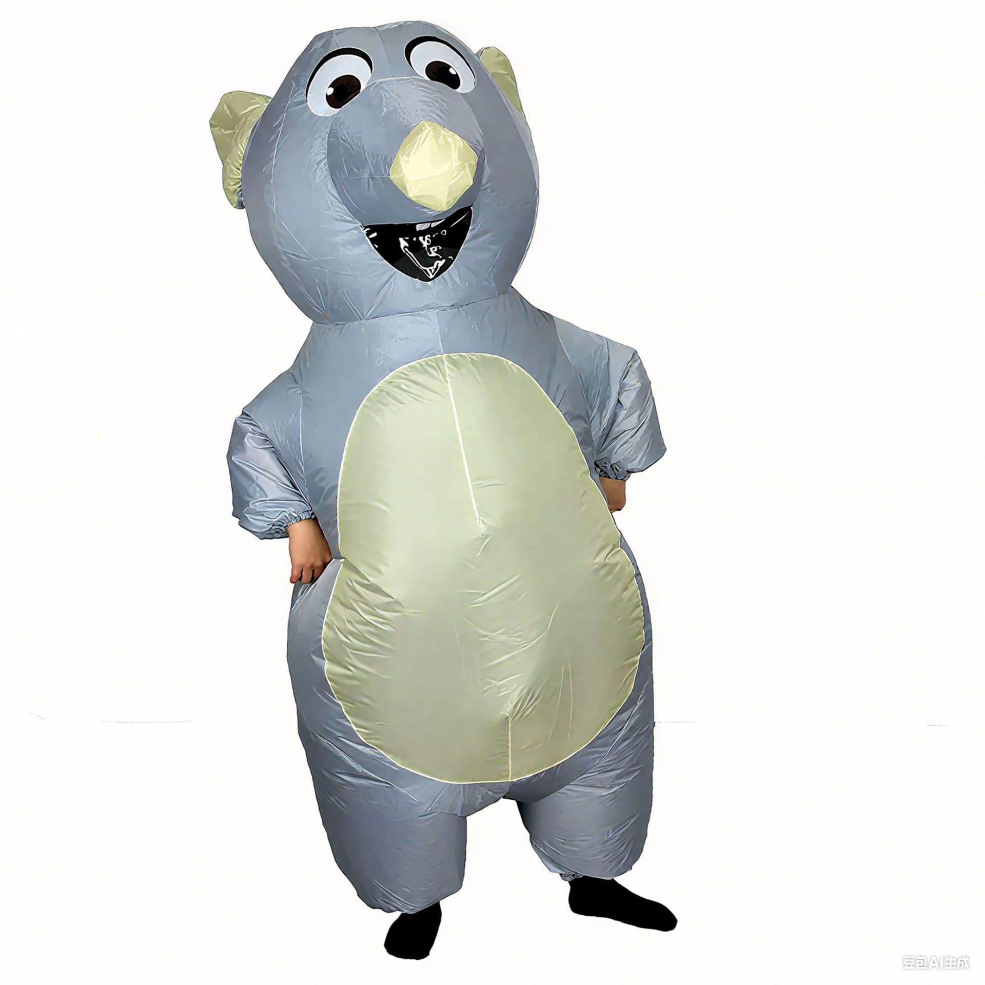 Cross-border hot-selling inflatable mouse suit, funny mouse inflatable costume for Halloween festival stage performance.