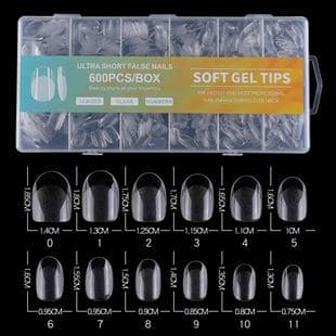 Cross-Border Wearable Nail Tips, Semi-Matte Round Head Seamless Fake Nails, No Carving Required, Short Full Cover Nail Tips