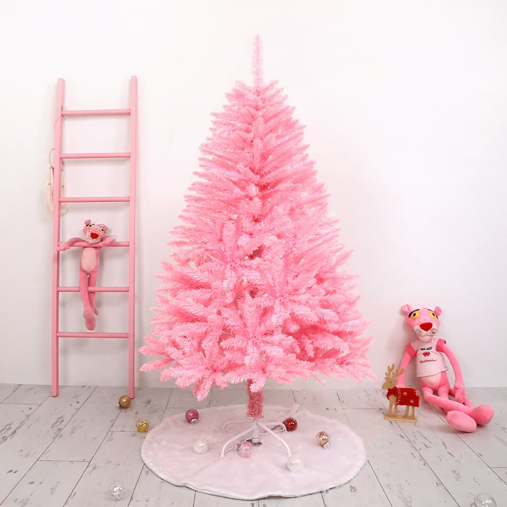 Pink Sakura Christmas Tree Mall Window Decoration Sharp Flat Head Encrypted Simulation Christmas Tree Office Culture