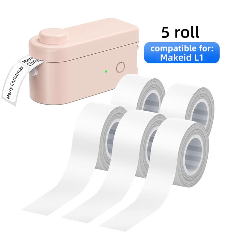 P15 Amazon Thermal Label Paper 15*4m Continuous Roll Compatible with Ningyou P15/Phomemo d30 Laser Thermal