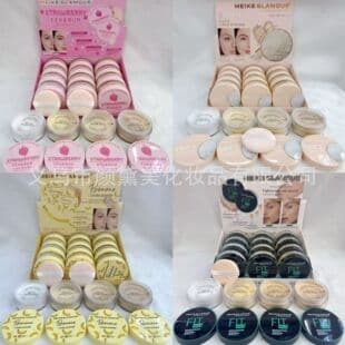 New Hot Selling MEIKE GLAMOUR Loose Powder Setting Powder Oil Control Waterproof Sweat Proof Long Lasting Non-Fading Makeup Powder Wholesale